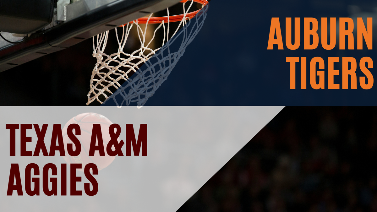 Auburn vs Texas A&M basketball game at Neville Arena