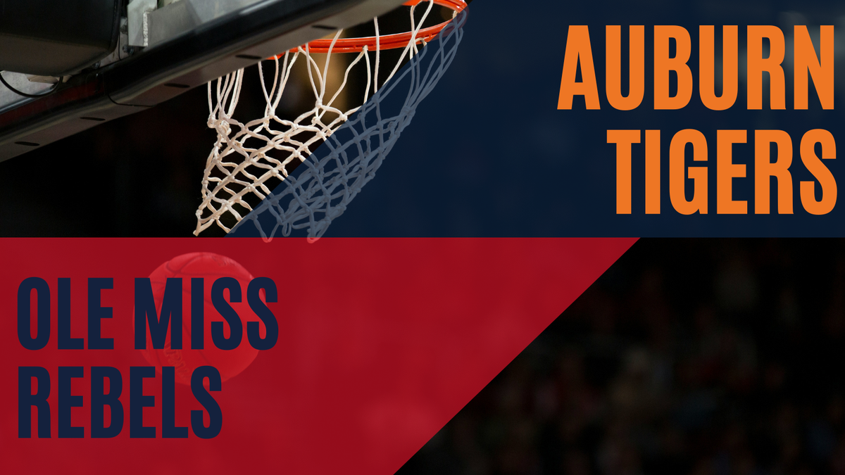 Auburn Tigers vs. Ole Miss Rebels SEC basketball game preview in Oxford, Mississippi.